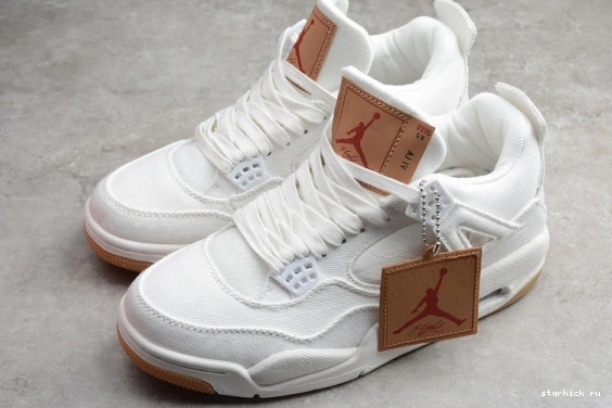 AO2571 Air AO2571 (Levi's 100 Retro Tag) 4 Levi's Jordan White 100 1012